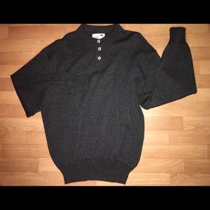 I. Levriere Wool Polo Sweater